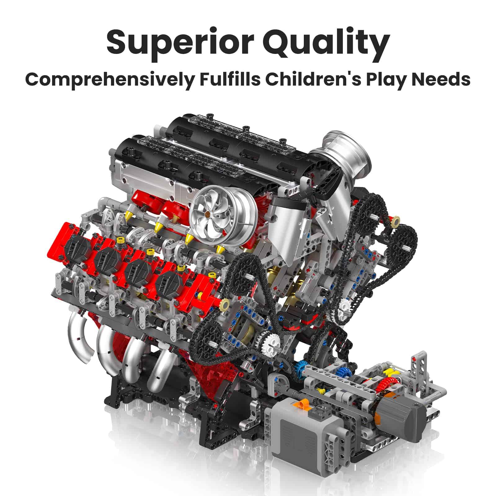 Juego de Construcción de Juguetes Mould King V8 Engine, - Imagen 7