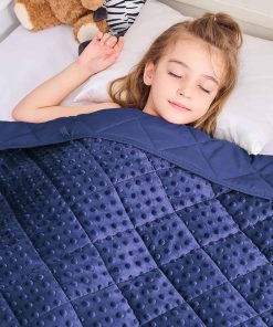 Manta Ponderada para Niños 7 lb Azul - Manta Cálida