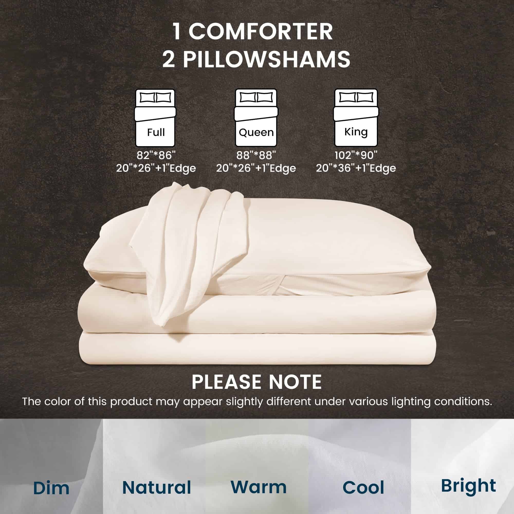 Conjunto de Edredón Tamaño Completo SLEEP ZONE, Inserto de - Imagen 6