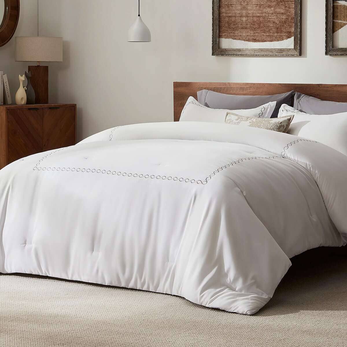 Juego de edredón SLEEP ZONE Queen, colección de lujo de - Imagen 3