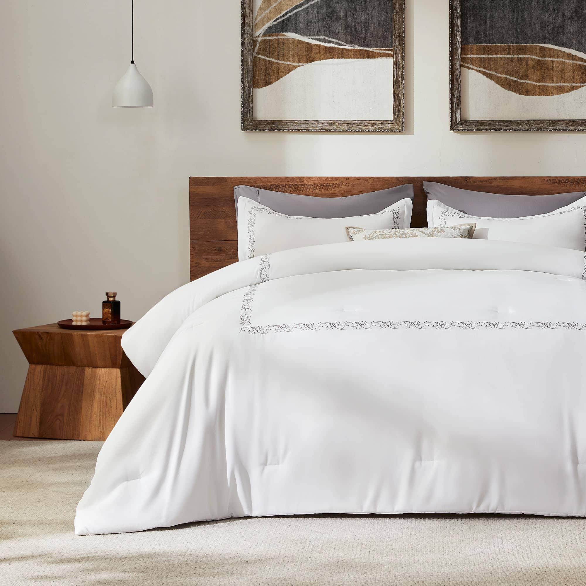 Juego de edredón SLEEP ZONE para cama Queen, colección de