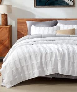 Juego de edredones SLEEP ZONE, cubrecamas -Blanco