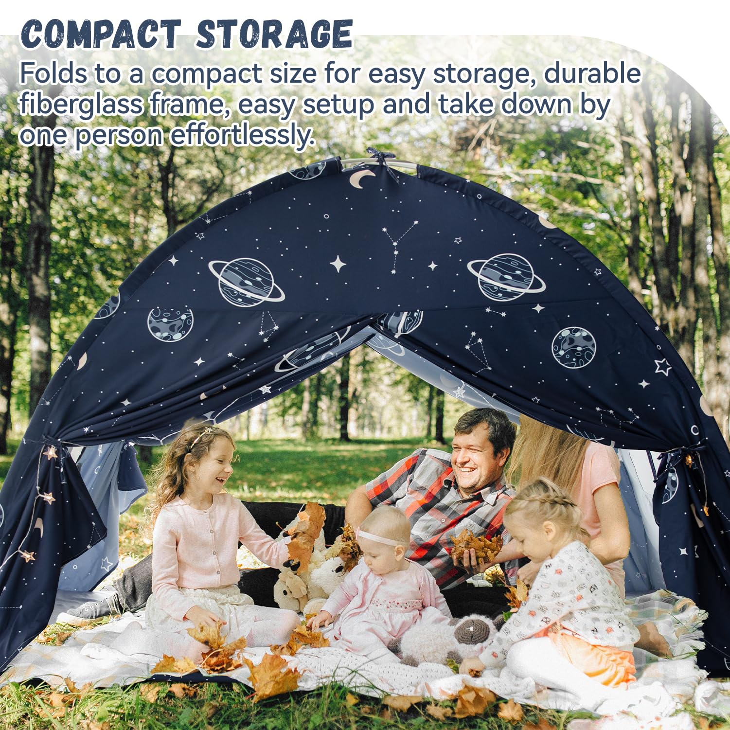 Carpa para Cama Individual, Carpa Espacial para Cama - Imagen 6