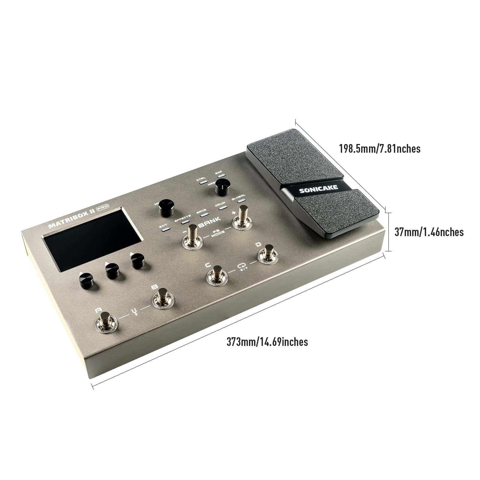 SONICAKE Matribox II Pro - Pedal de Efectos Multi-Guitarra - Imagen 9