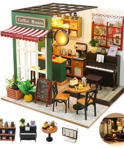 Kit de Casa de Muñecas en Miniatura DIY, Kit de -Colorido