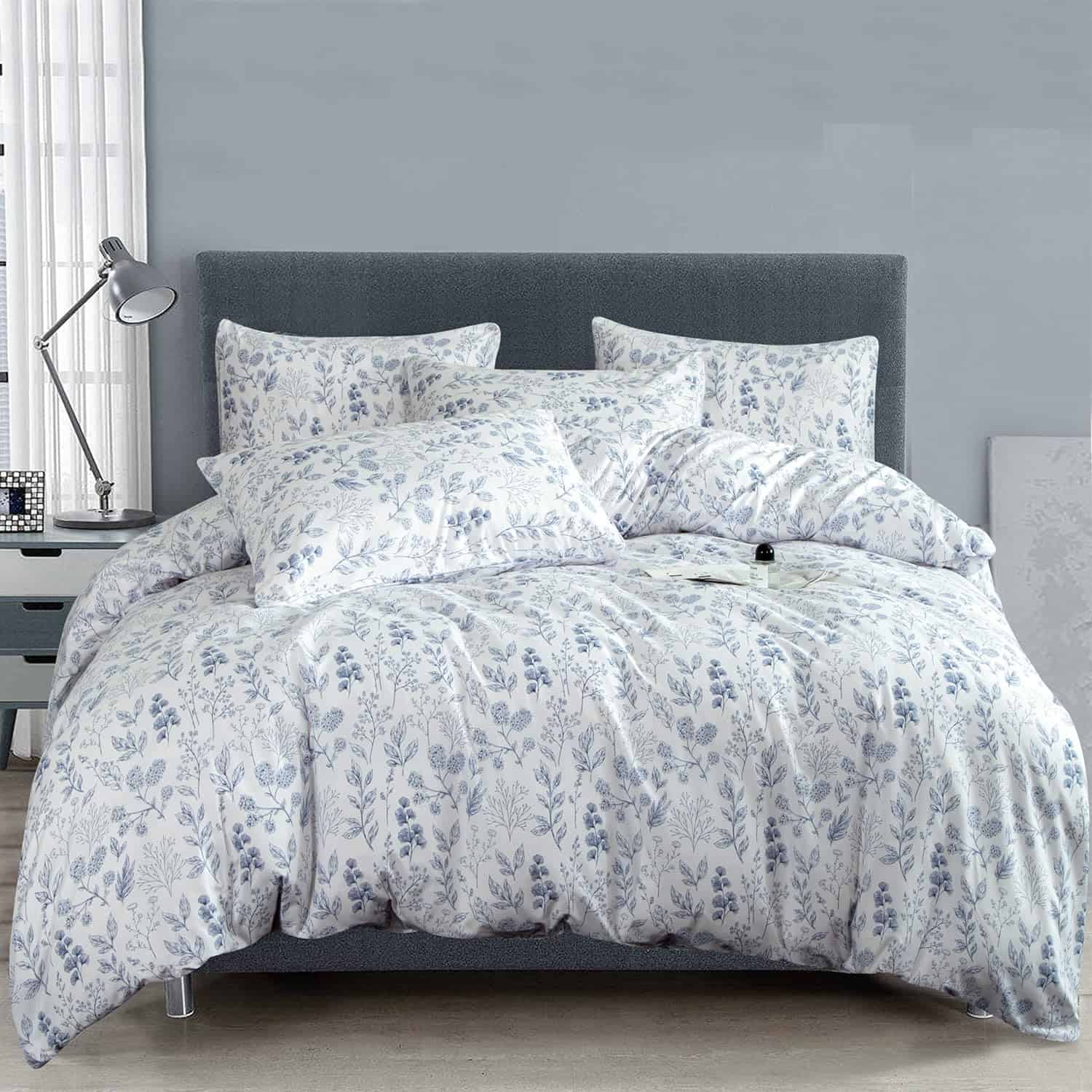 Jane yre Funda de Edredón Floral King de Microfibra