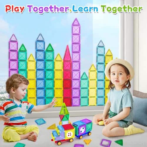 Bloques Magnéticos, Set de 110PCS de Construcción con - Imagen 8