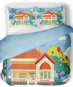 Set de Ropa de Cama Azul CUVYEU - Juego de Funda Nórdica