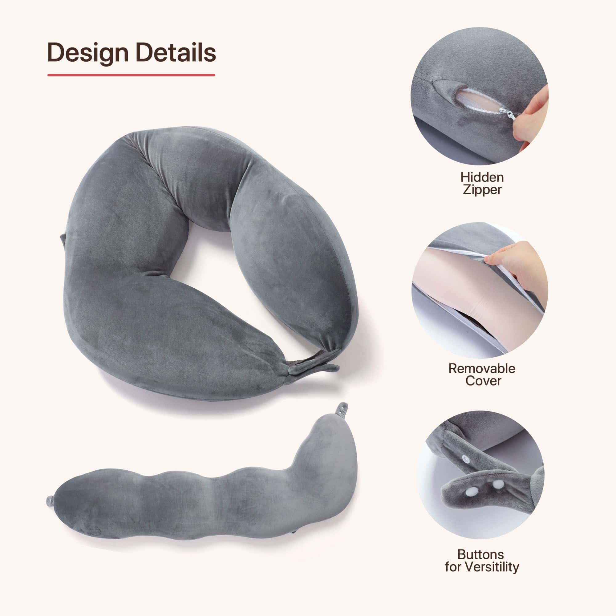 Almohada corporal de espuma viscoelástica TEXSTEAD - Imagen 5