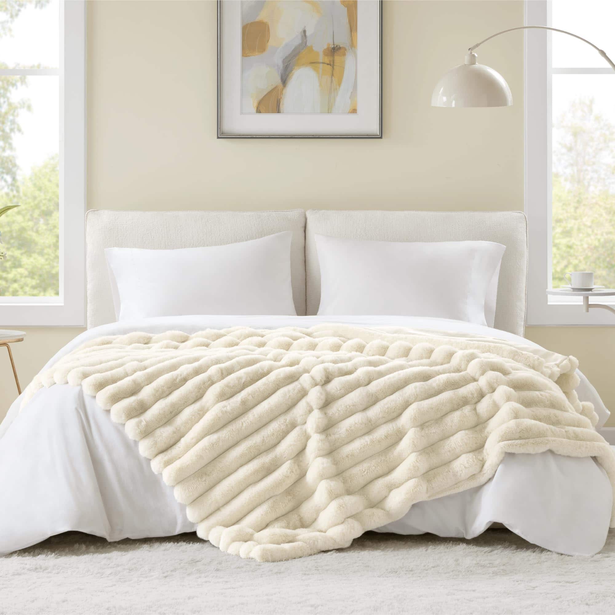 Manta de piel sintética ultra suave Hyde Lane, cálida manta - Imagen 5