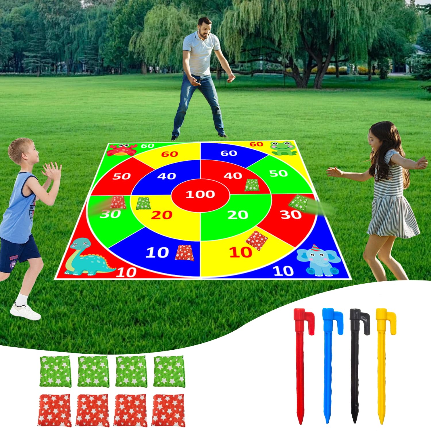 Juego de Lanzamiento de Seguridad para -Rojo-verde