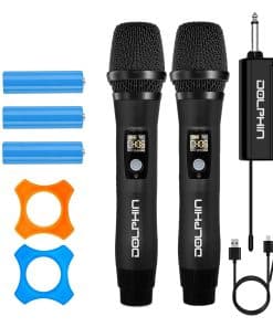 Sistema de Micrófono Inalámbrico Dolphin MCX21 con 2