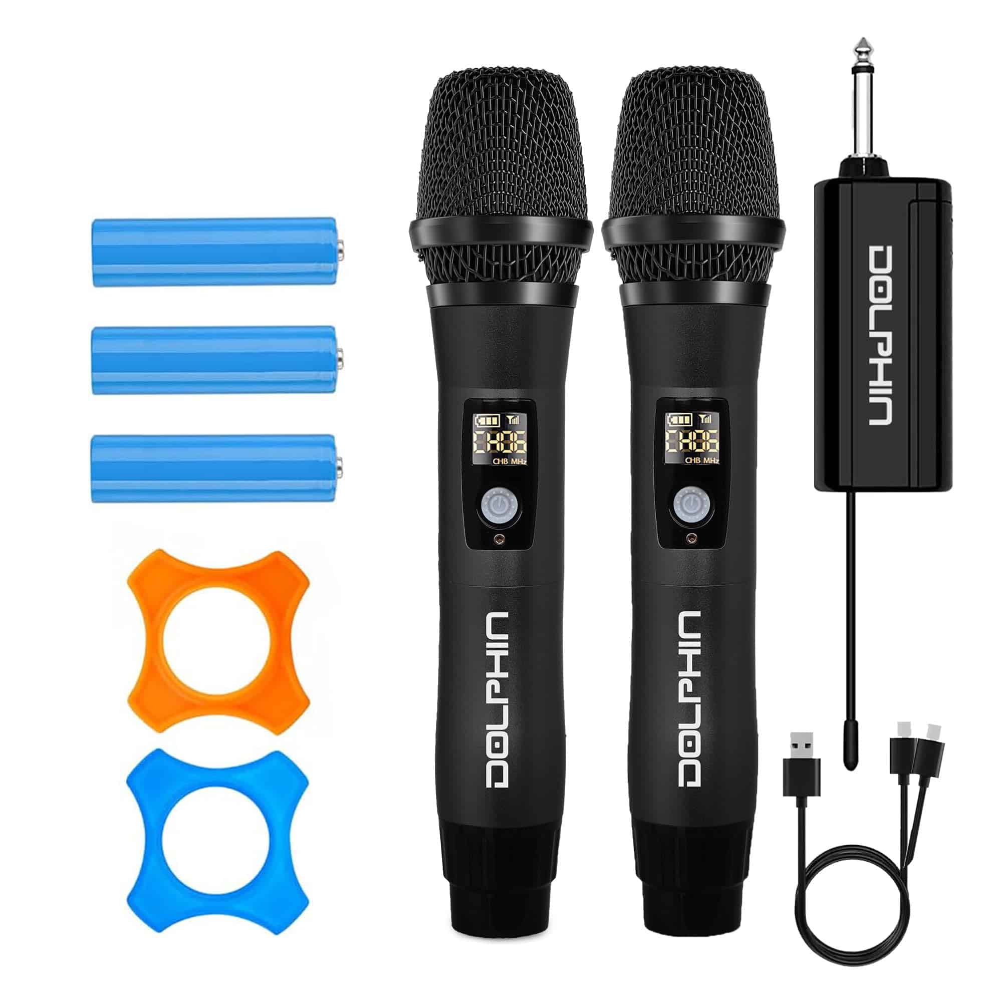 Sistema de Micrófono Inalámbrico Dolphin MCX21 con 2