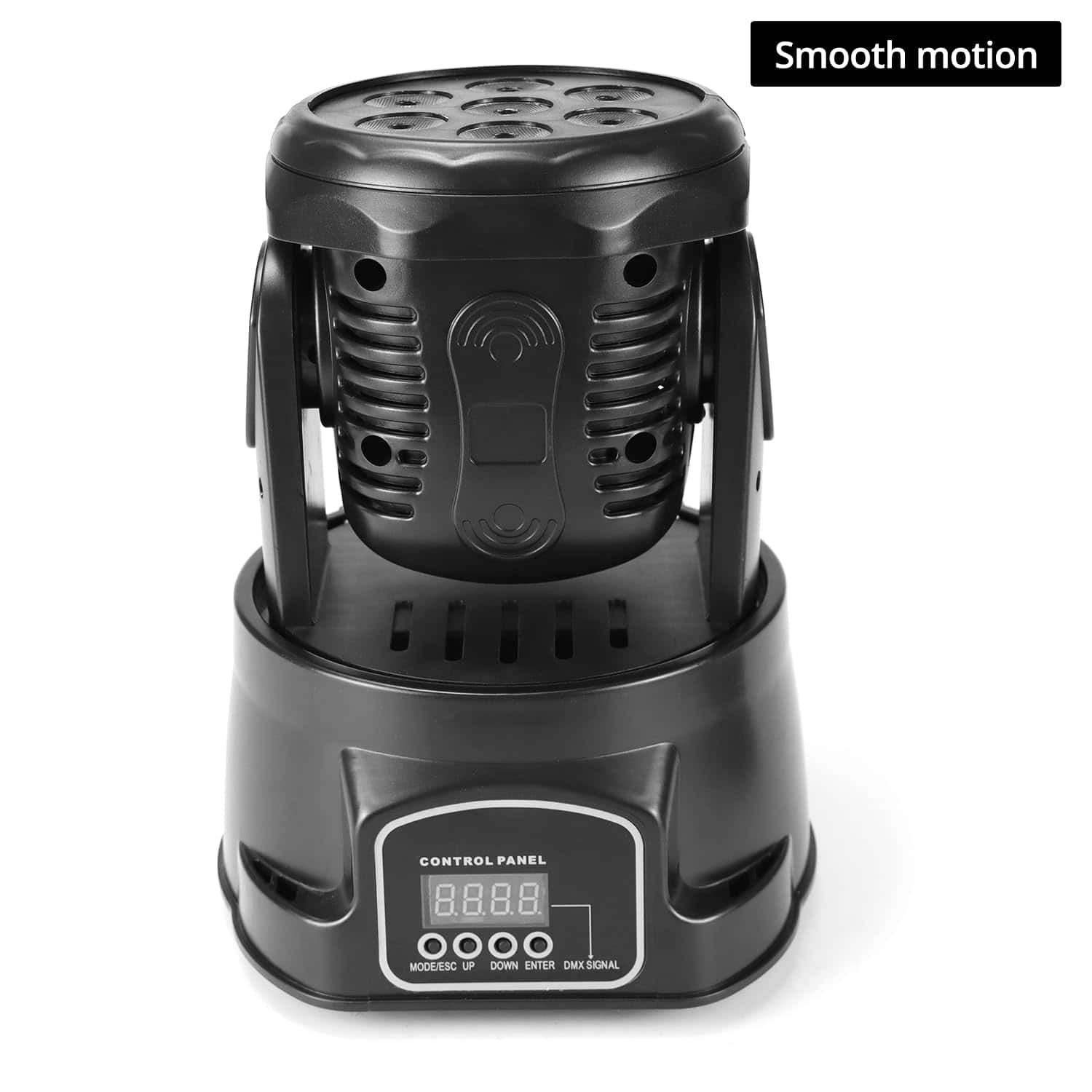 Luces de Escenario RGBW Mini Moving Head DJ de QWORK, 7x8W - Imagen 5
