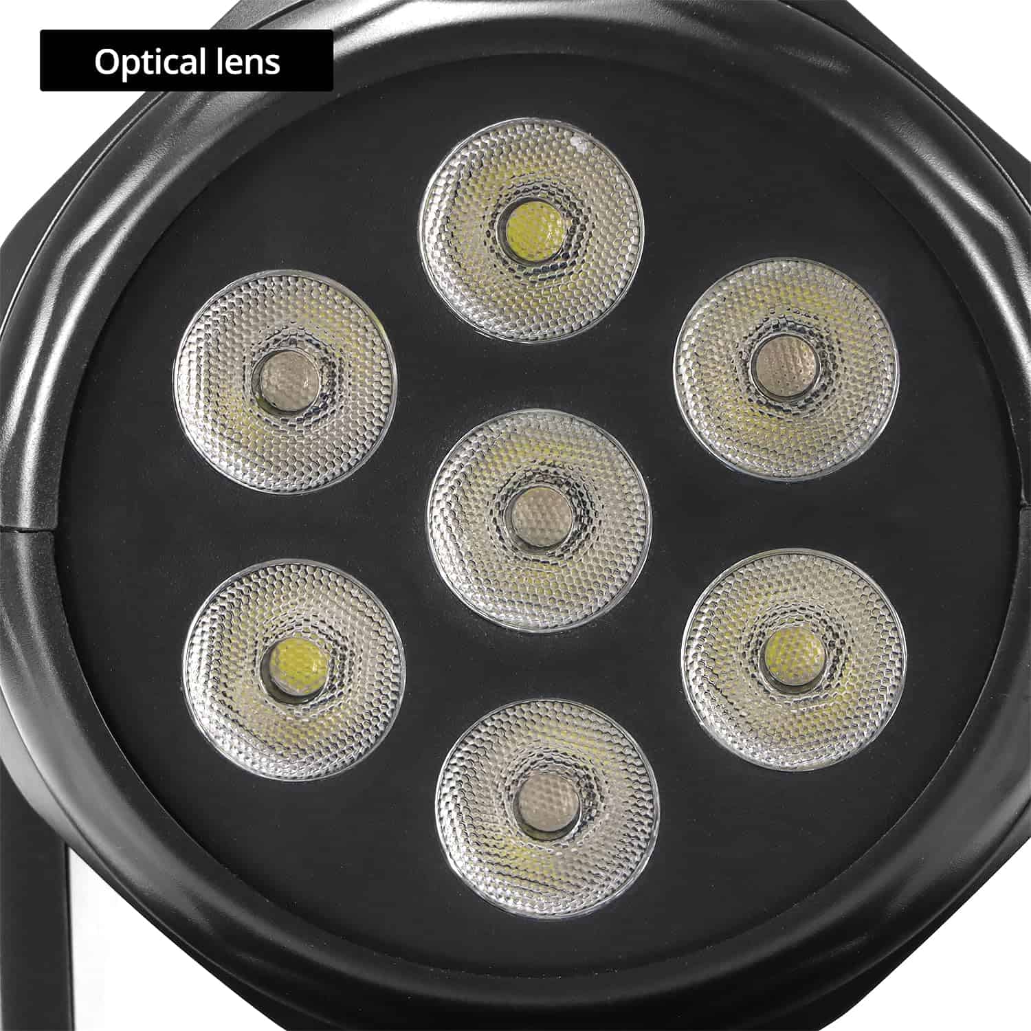 Luces de Escenario RGBW Mini Moving Head DJ de QWORK, 7x8W - Imagen 4