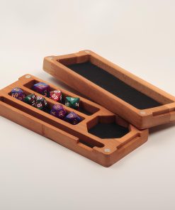 Caja de dados de madera WEASELCRAFTCO - Bandeja y -Natural