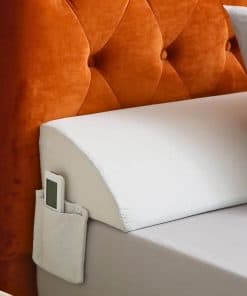 Almohada de cuña para cama Euphpivigy -Blanco