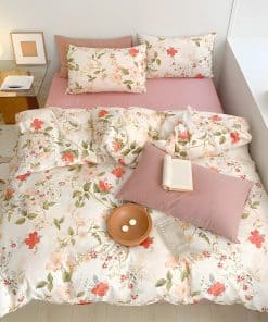 Juego de Funda de Edredón Rvciby Tamaño Queen, 100% Algodón