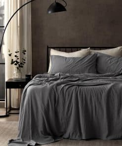 Juego de sábanas King Size SLEEP ZONE - -Gris