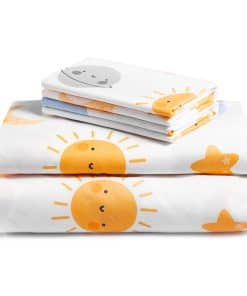 Juego de sábanas LuxClub de 4 piezas para cama individual,