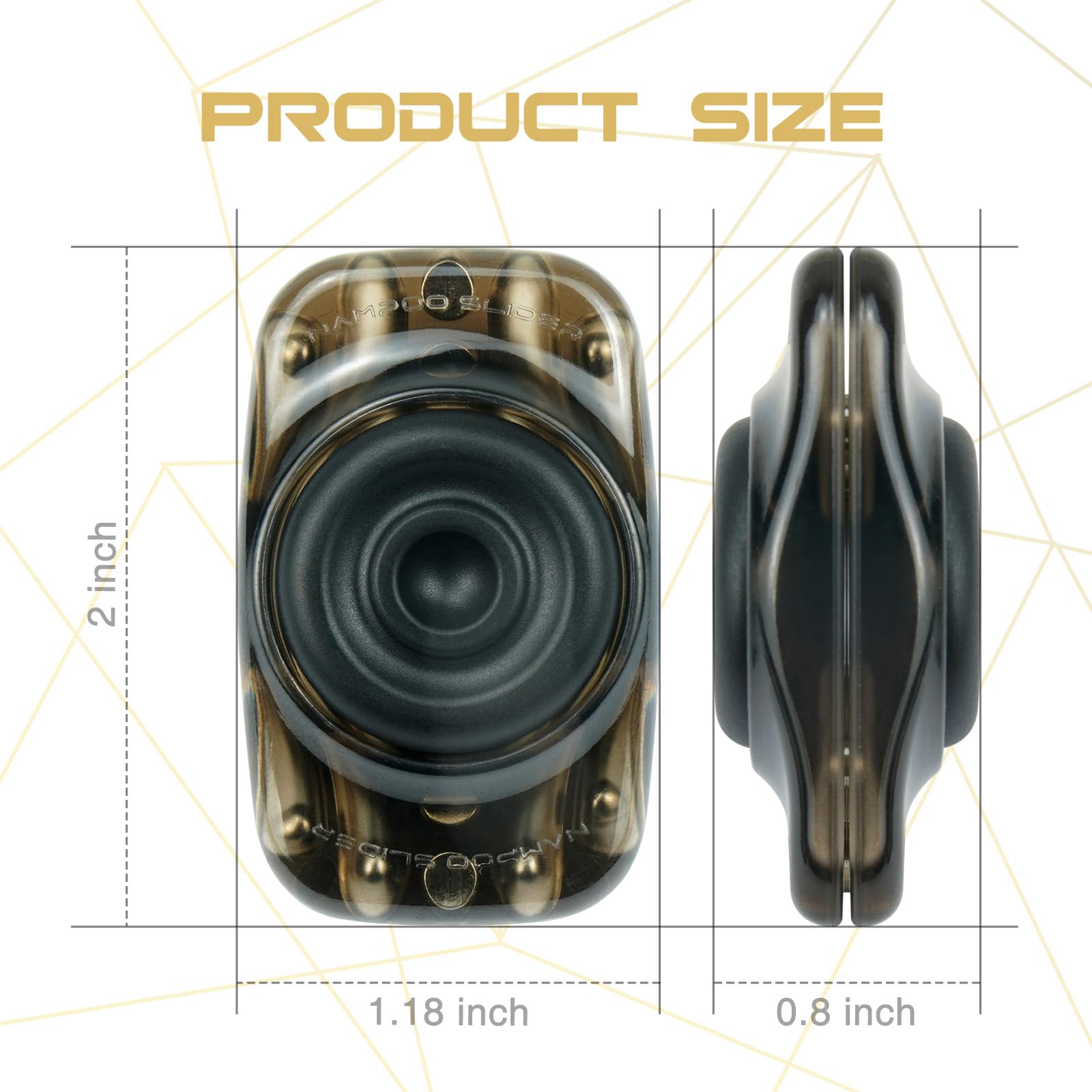 Nampoo Juguetes Fidget para Adultos Fidget Slider Spinner - Imagen 8