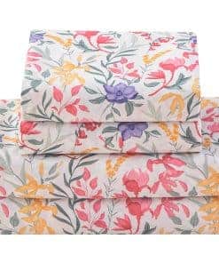 Juego de sábanas King size Jessrydo Floral 18” Deep Pocket