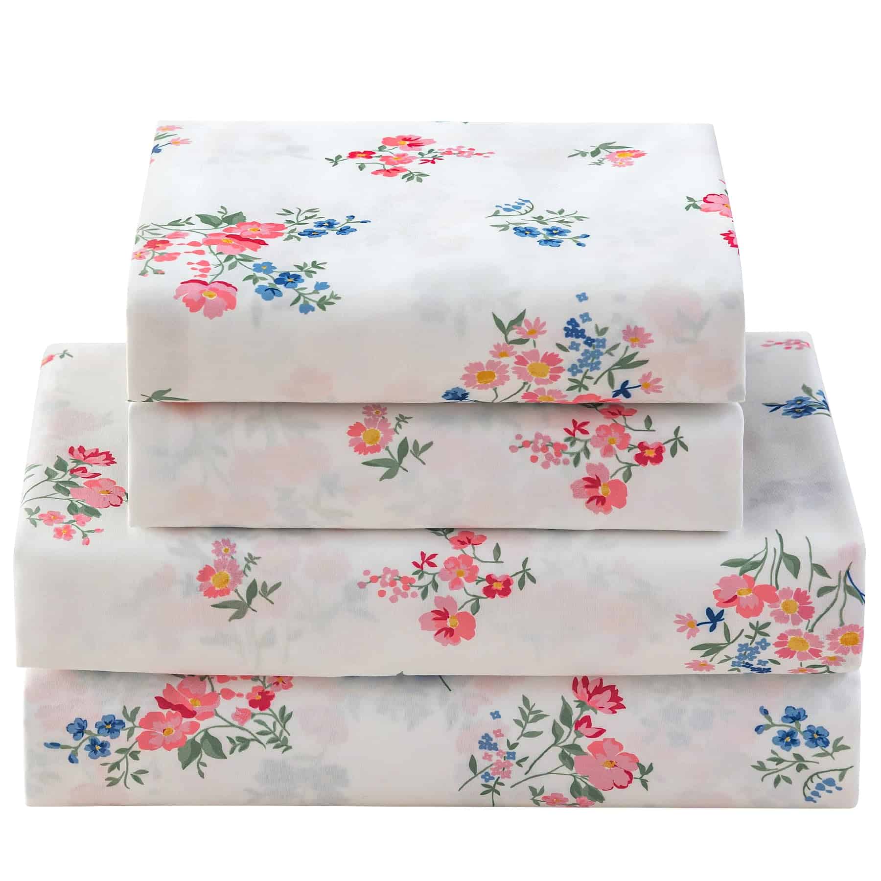 Juego de Sábanas Florales Queen Size Jessrydo con Bolsillo