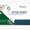 Sábana Ajustable Delara 100% Algodón Orgánico, Tejido
