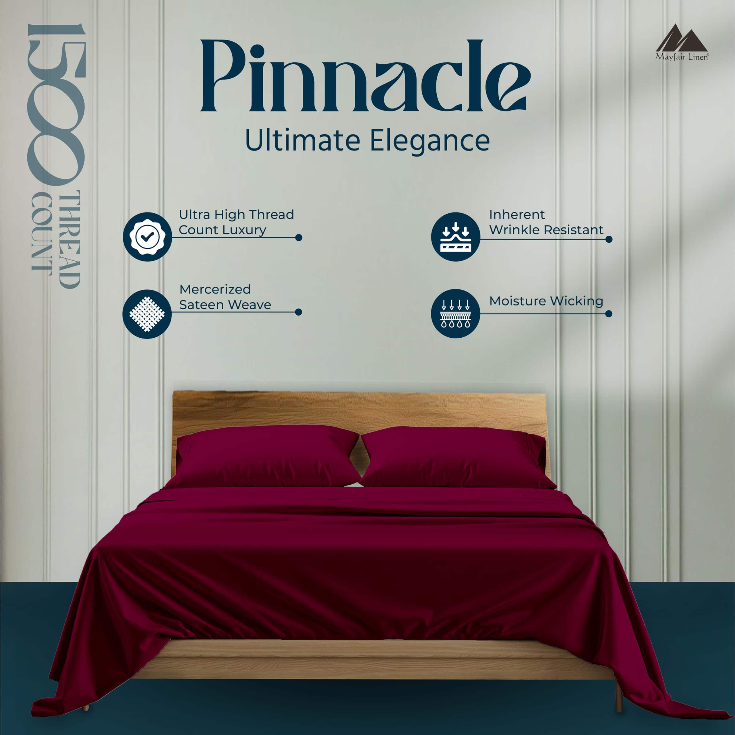 Funda de Almohada de 100% Algodón Egipcio Mayfair Linen - Imagen 3