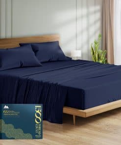 Juego de sábanas de algodón egipcio 100% king size