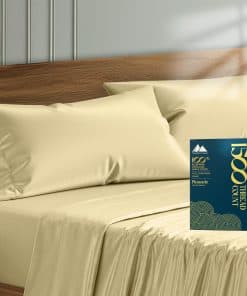 Funda de Almohada de Algodón Egipcio 100% King Size Set de