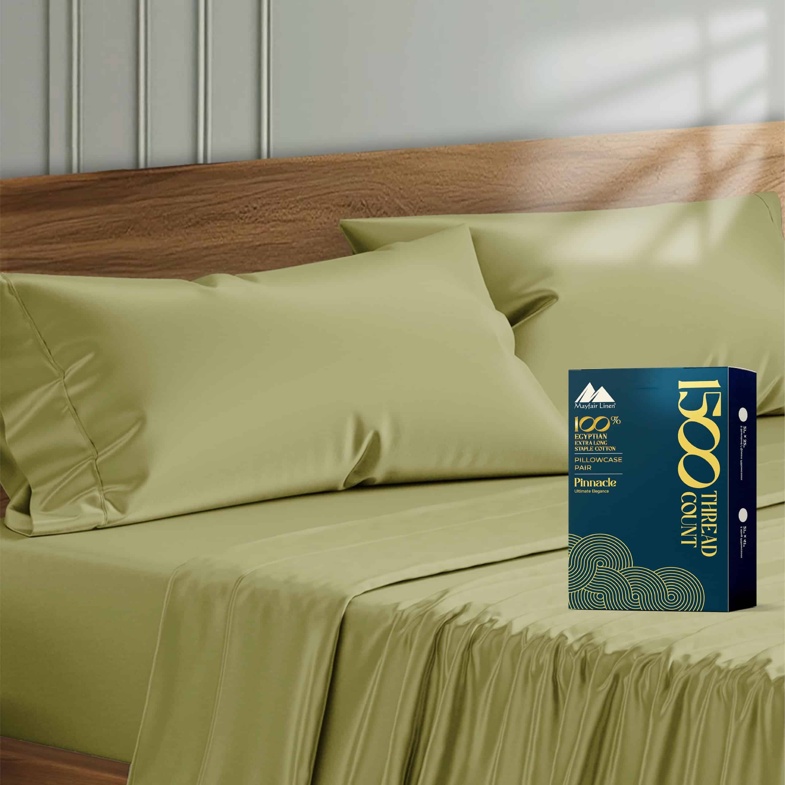 Funda de Almohada King Size Mayfair Linen 100% Algodón