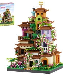 Set de Bloques de Construcción Micro Mini Casa del Árbol de