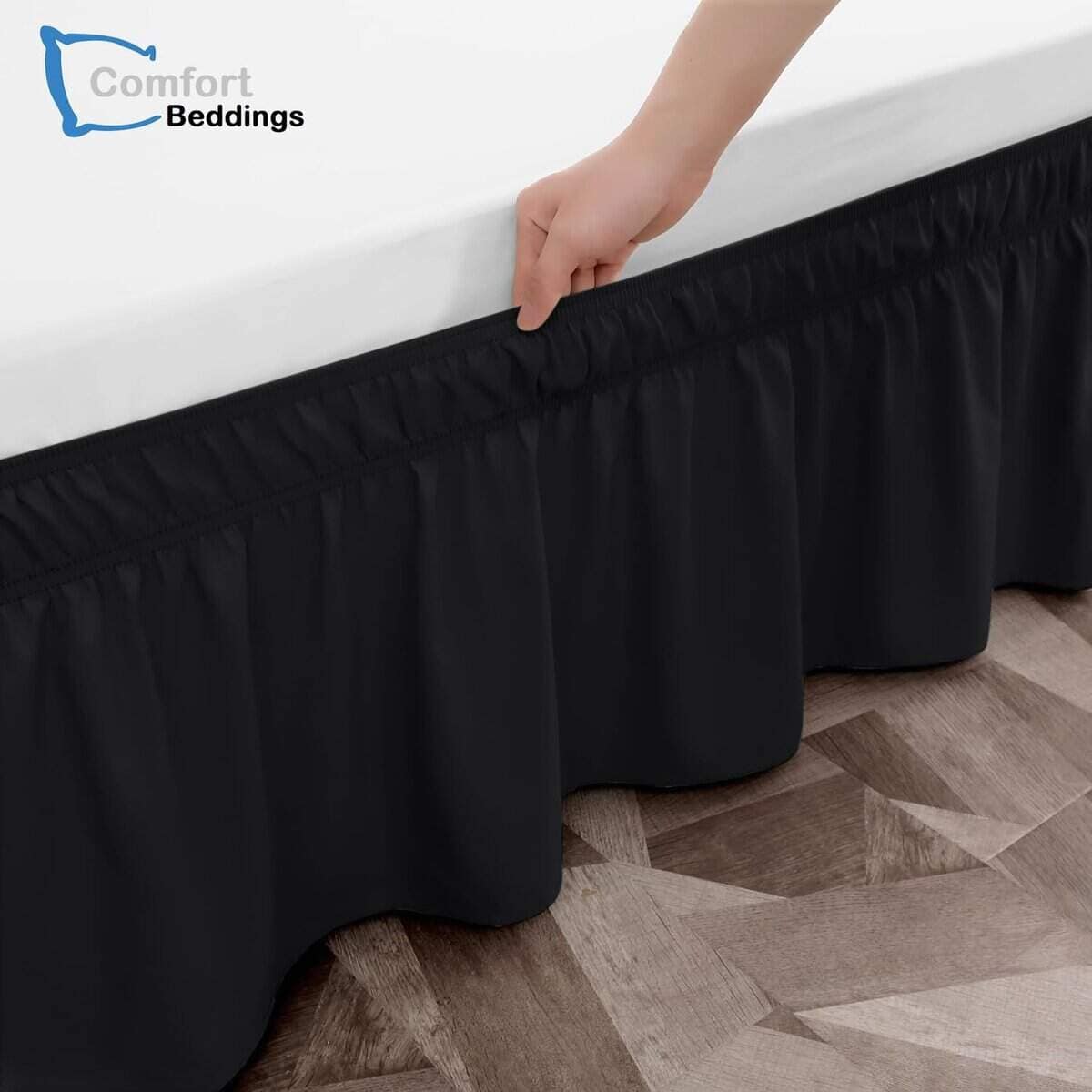 Faldón de Cama Tamaño King Estilo Envoltura por Comfort - Imagen 3