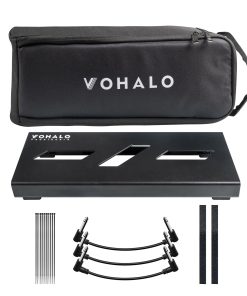 Tablero de Pedales de Guitarra VOHALO Mini 14" con Bolsa de