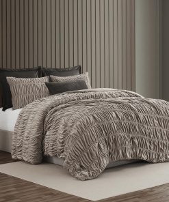 Juego de Edredón de Terciopelo Rizado de Lujo para Cama