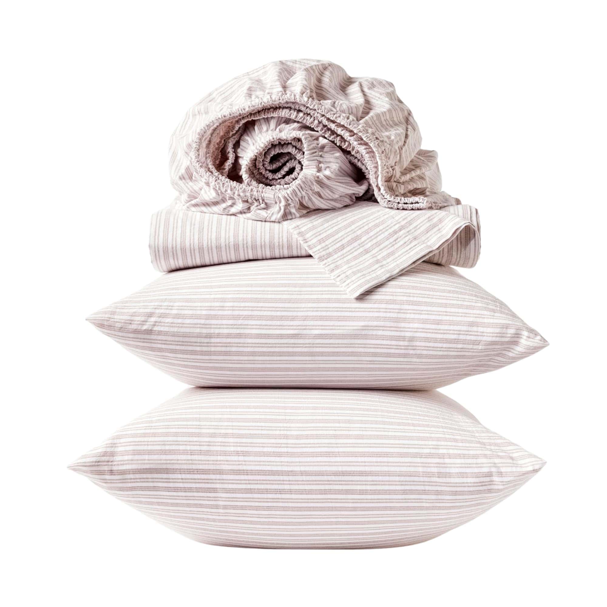 Juego de Sábanas de Percale Arrugado Orgánico de Coyuchi,