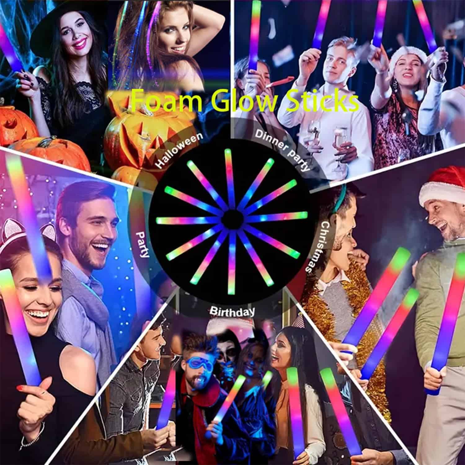 266 PCS Suministros de Fiesta que Brillan en la Oscuridad, - Imagen 7