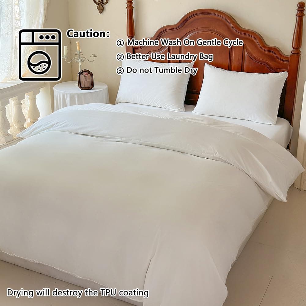 Funda Protectora Impermeable para Edredón Individual, - Imagen 9