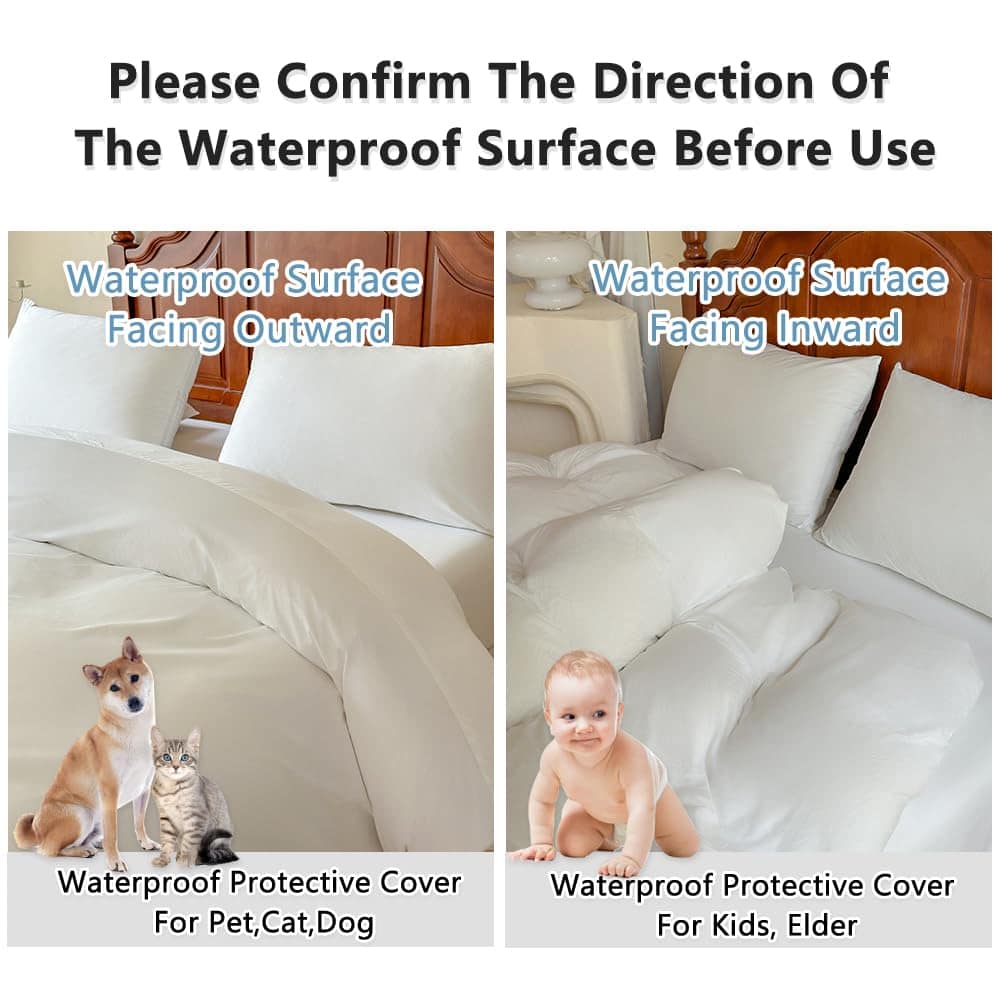 Funda Protectora Impermeable para Edredón Individual, - Imagen 8