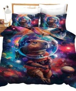 Juego de Cama Capybara Uphomart de 3 Piezas Tamaño Completo