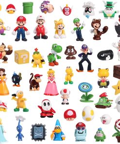 Set de 48 Figuras de Mario - Figuras de Mario & Luigi �