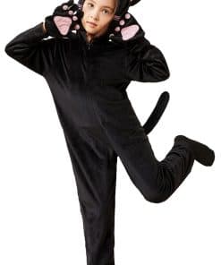 Disfraz de Cat Noir para Niñas, Disfraz de Gato Negro para