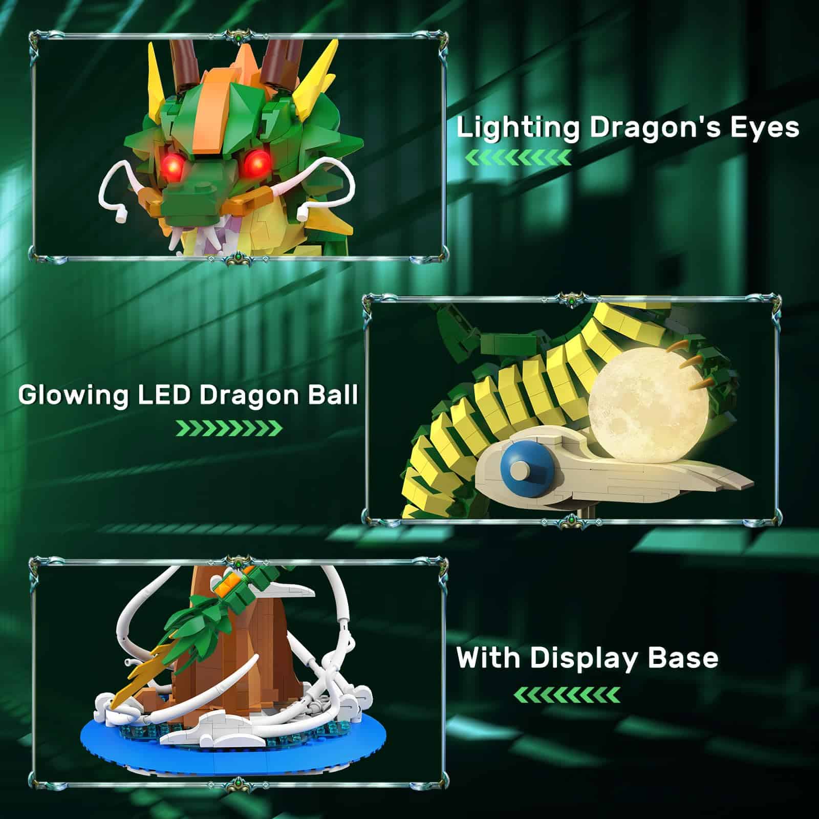 Set de bloques de construcción NUTCRACKER Dragon para - Imagen 6