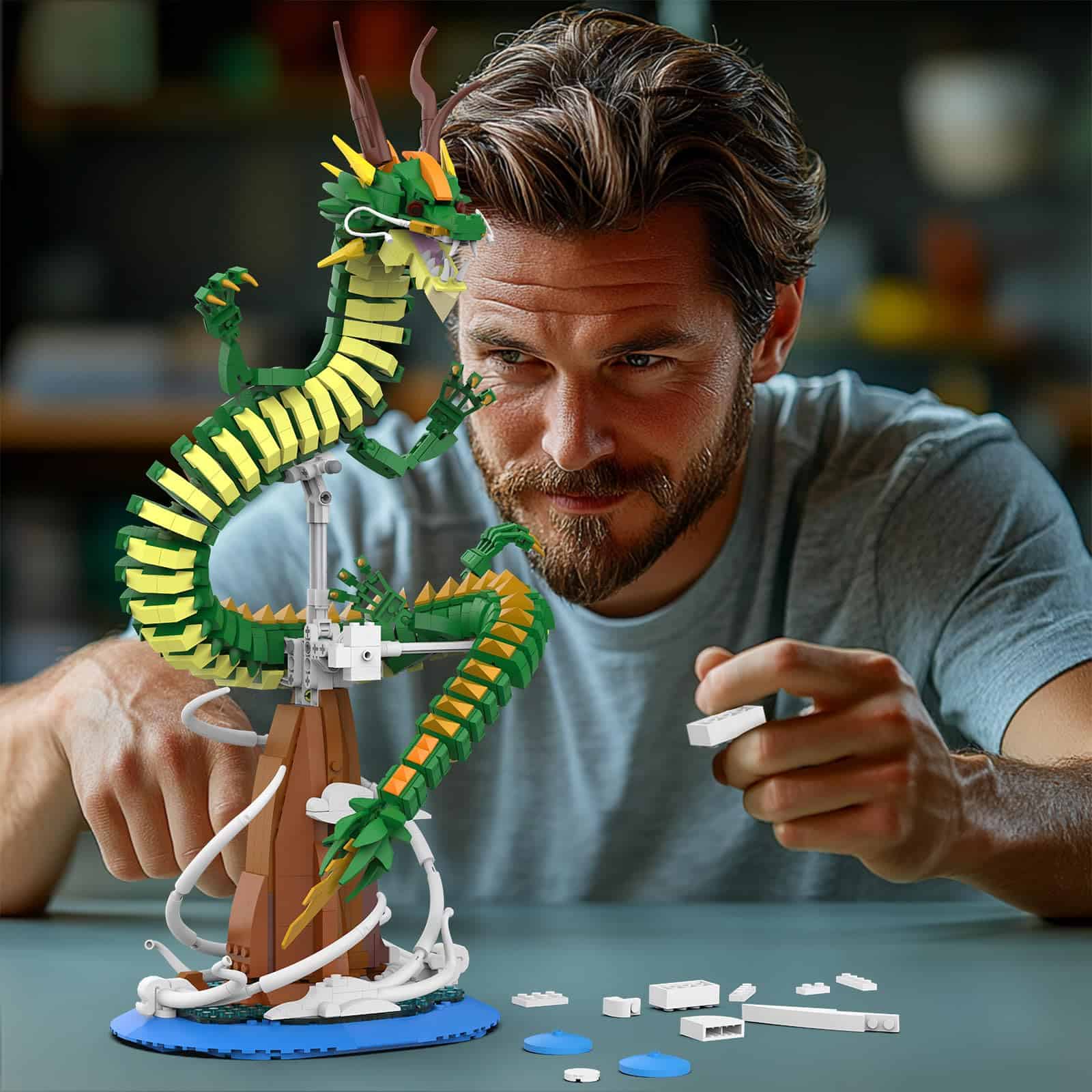 Set de bloques de construcción NUTCRACKER Dragon para - Imagen 5