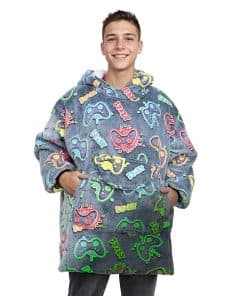Manta con Capucha KIVEE Game Controller Oversized Fleece