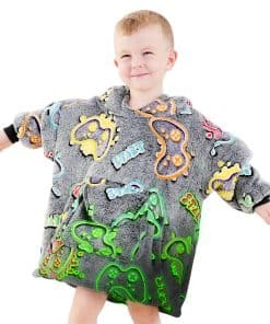 Manta con Capucha para Niños y Niñas Jugadores Regalos de