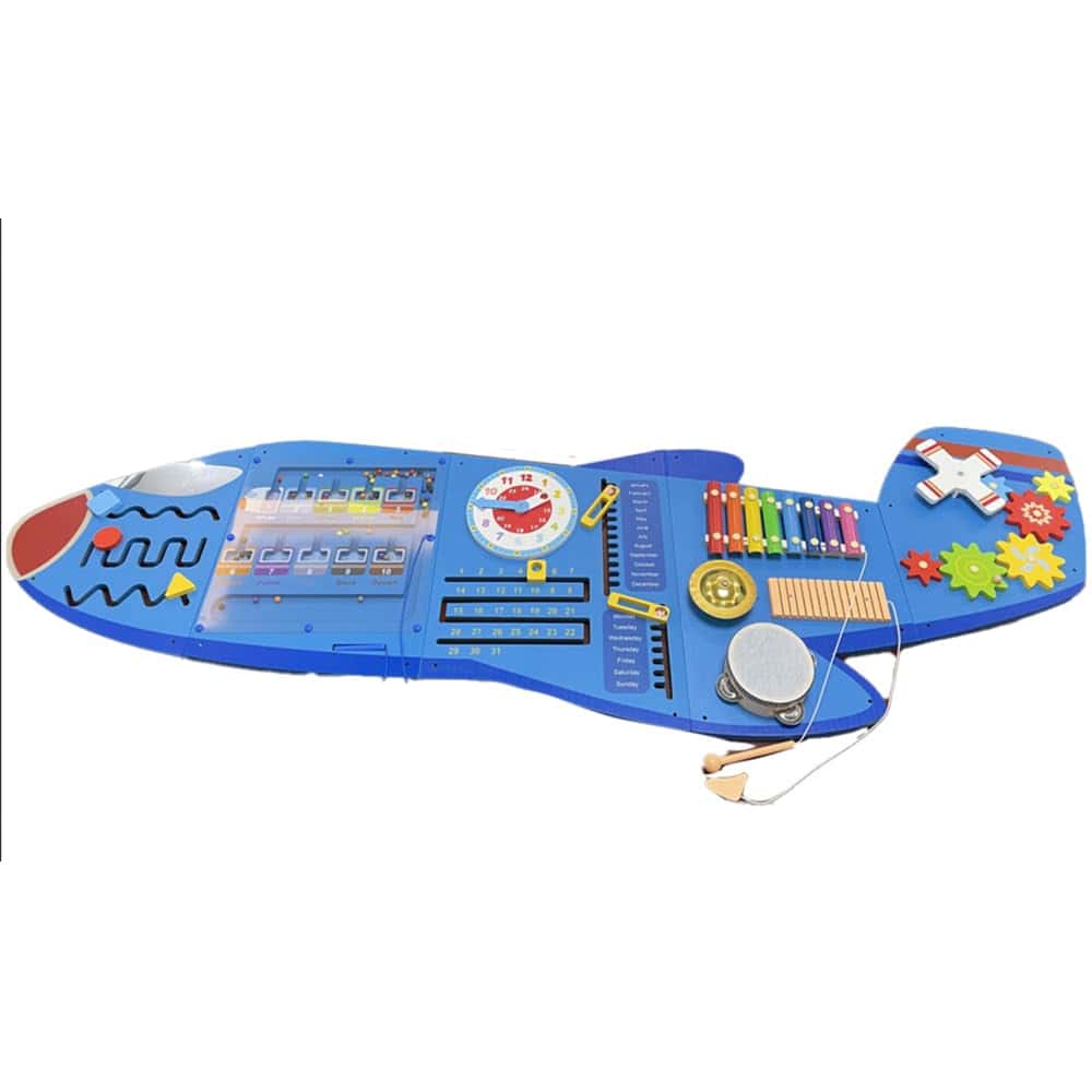 Tablero de Actividades de Juguete de Madera Montessori