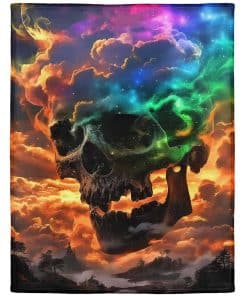 Manta de Forro Polar Rstick Skull para Amantes de