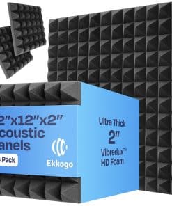 Paquete de 54 Paneles de Espuma Insonorizante Ekkogo para